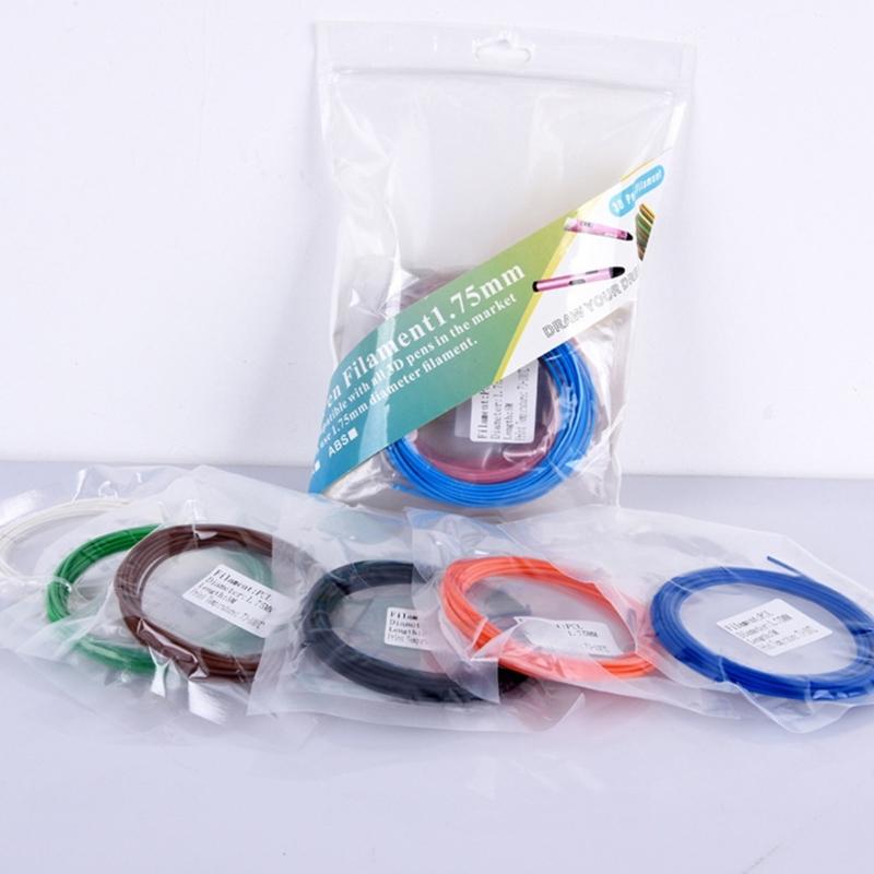 3D Stift Filament Nachfüllungen 20 Farben 3D Stift Filament PCL 1,75mm Ungiftig Glattes Drucken Nachfüllungen 3D Stift Zubehör