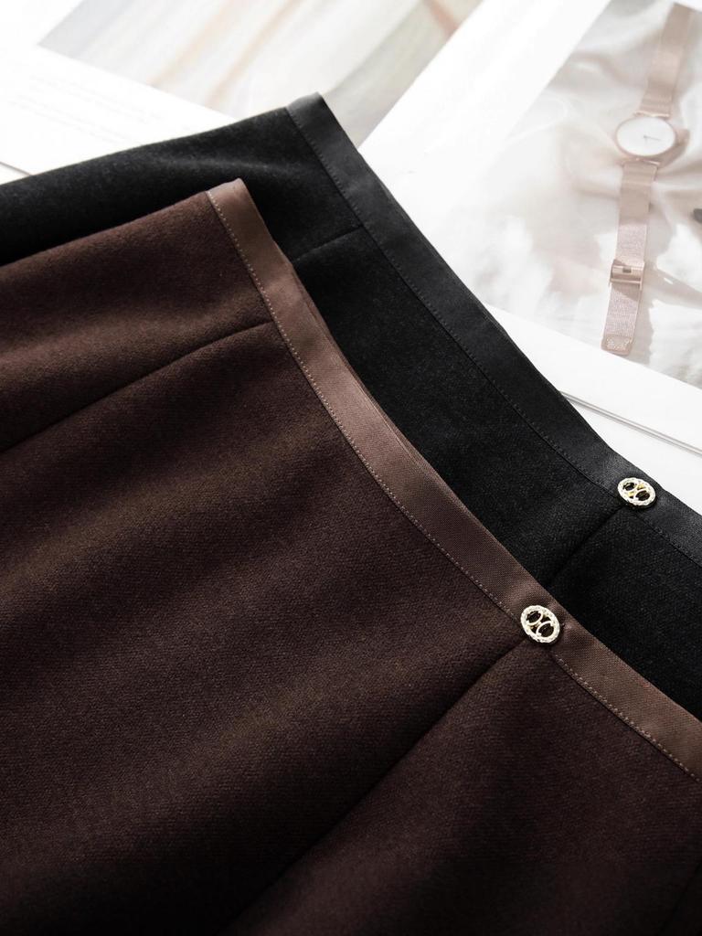 Women's Autumn/Winter 2025 A-line Slimming Pencil Skirt - Fashionable & Versatile