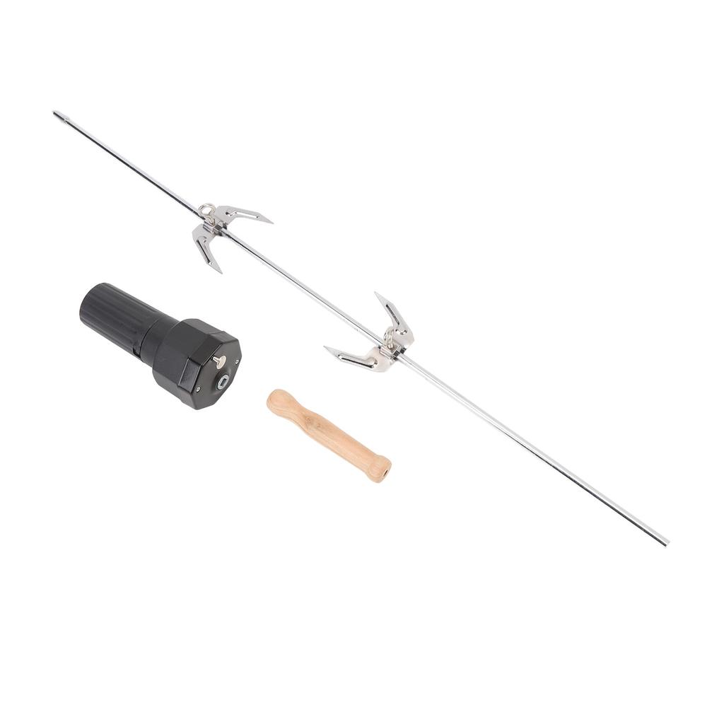 Kit Griglia Girevole con Motore Elettrico a Batteria Rotazione Automatica Kit Girevole Portatile
