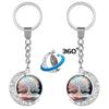 Tree of Life Double-Sided Rotating Pendant Keychain - Bag Charm & Car Ornament