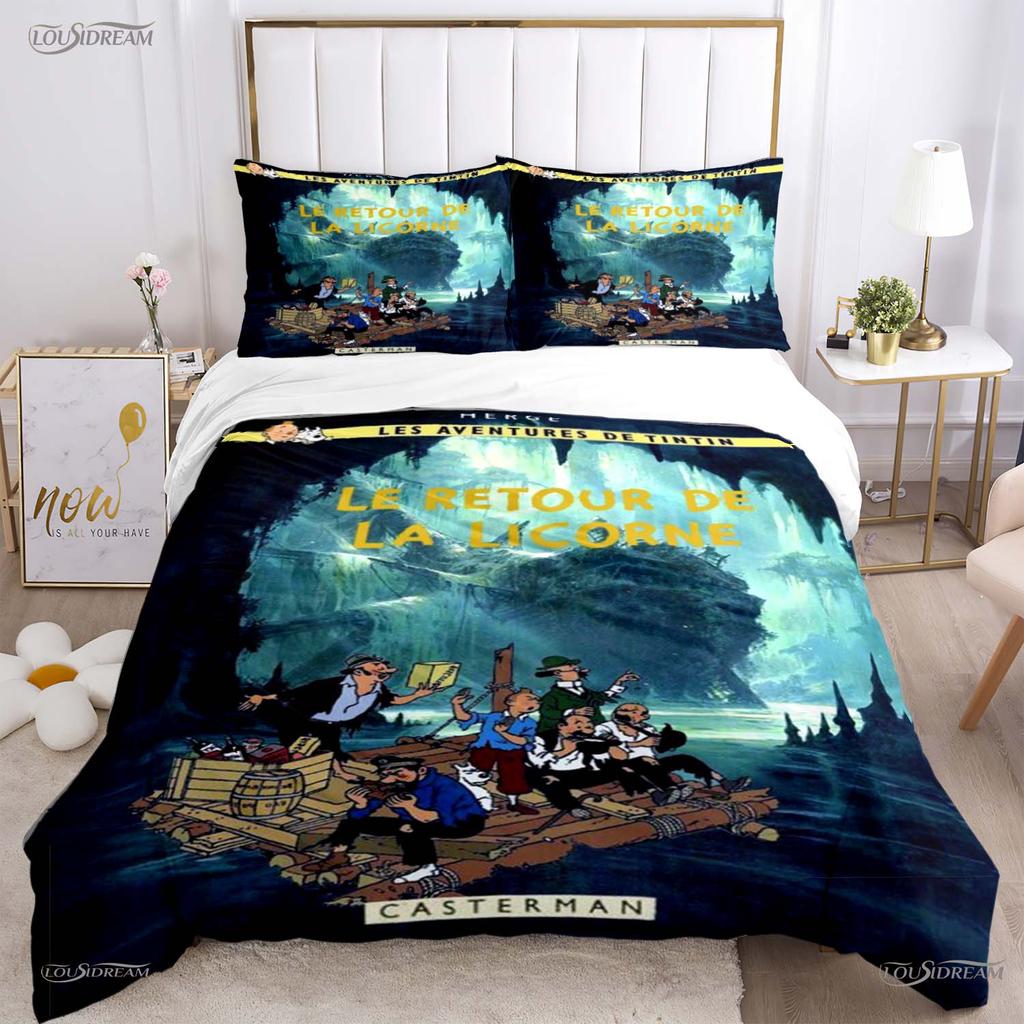 Comforter Casal Cartoon Dog Funny All Season Comforter Bedding Sets Soft And S Single/Double/Queen/King