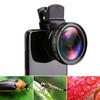 2 In 1 49UV Wide Angle Micro Camera Lens for iPhone Xiaomi Redmi 0.45X Macro HD Lens On Smartphone Lenses with Phone Clip
