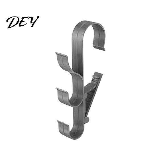 Stable Pool Tube Support Poolside Pole Hanger, with 3 Hook Configuration, Weather Resistant Maintenance Tool Management System Swimming Organizer, for