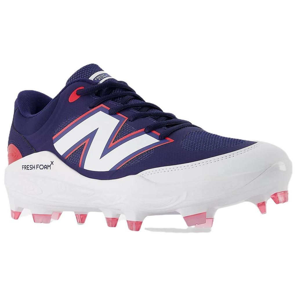 New Balance Fresh Foam 3000v7 Low Top Upper Height Abrasion Resistant Functionality Baseball Shoes Men's Marine Blue Sneakers PL3000H7