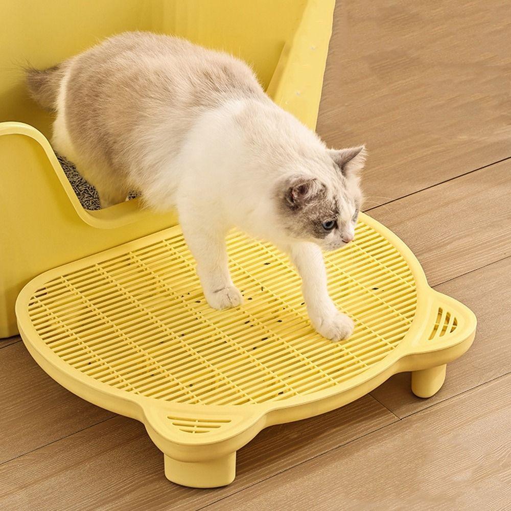 Anti-take-out Cat Litter Ramp Anti-splash Cat Litter Box Mats Practical Litter Filter Mat  Lavatory