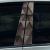 Style Honeycomb Hexagon Car B-pillar Stickers Car Center Column Decoration Cover Scratches Waterproof Decals Car Accessories