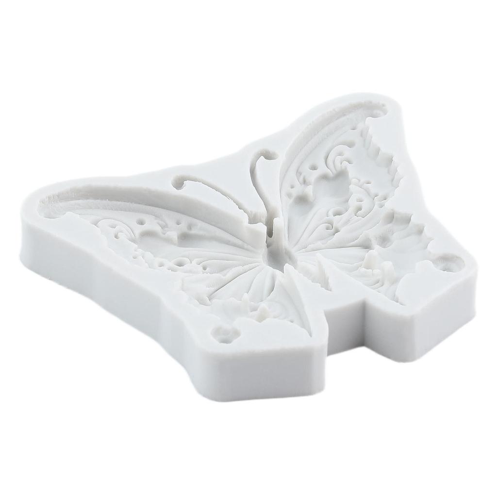 Butterfly Silicone Mold Butterfly Flower Fondant Molds Cake Decorating Tools Cupcake Topper Candy Sugar Craft Gum Paste Polymer Clay
