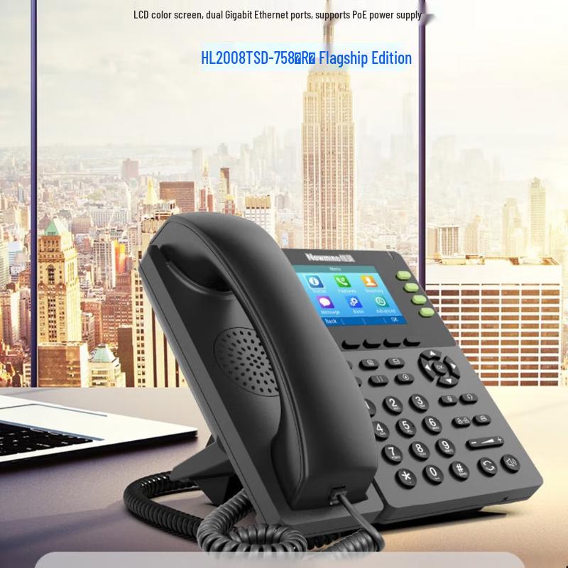 

Newman HL2008TSD-758(R) Flagship IP Recording Phone (CN version)