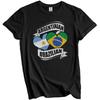 Argentinisch Brasilianische Herzen Argentinien Brasilien Flaggen T-Shirt