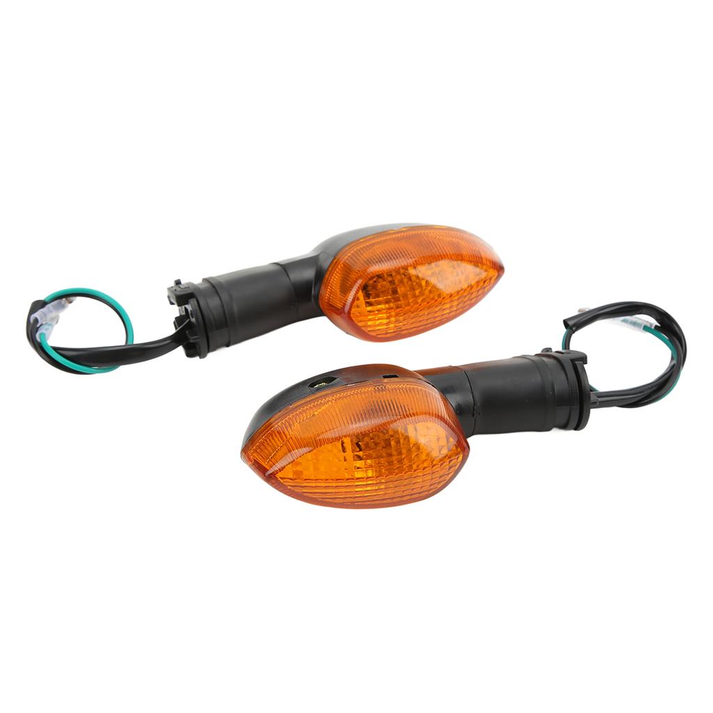 2pcs Motorcycle Rear Turn Signal Light 12V 10W ABS Heat Resistant Replacement for YZF R1 R6 R125 R25 R3Tawny
