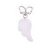 Y2K Sweet Plush Angel Wings Keychain Simple Butterfly Wing Keyring Pendant Bag Charms Backpack Hanging Decoration Couple Gifts