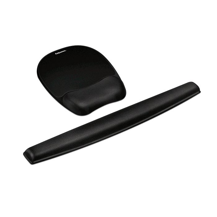 Fellowes Memory Foam Tapis de souris avec repose-poignets noir