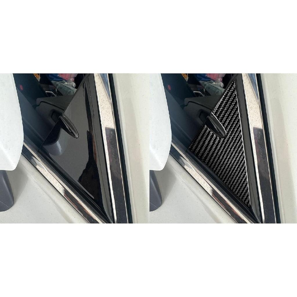 for Toyota Camry 2025-2026 Accessories A-Pillar Window Trim 2PC | Real Carbon Fiber, for Toyota Camry 2025 2026, Interior Trim Cover, Soft Thick