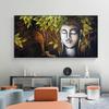 Golden Buddha Paintings Wall Art Posters and Prints Buddhism Canvas Painting Religious Pictures Living Room Home Decoration