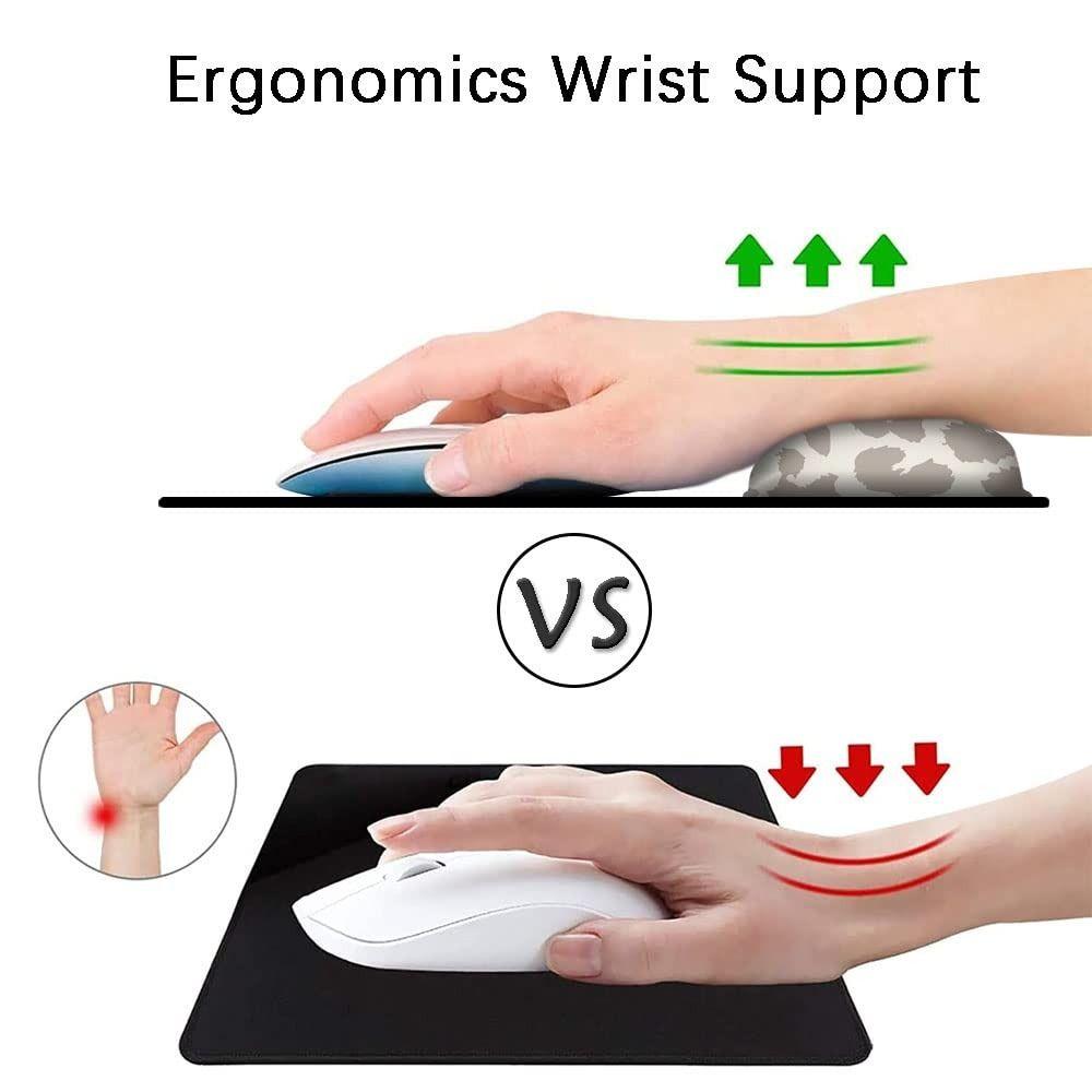 Leoparden Mauspad Gel Mausmatte Geschenk Handgelenkstütze Spiel