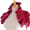 Vintage Victorian Ruffled Shrug Shawl Boleros Ribbon False Collar Renaissance Costume Cosplay Accessories for Unisex