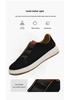 Men's Retro Genuine Leather Suede Slip-On Casual Shoes with Soft Sole - Trendy Black
