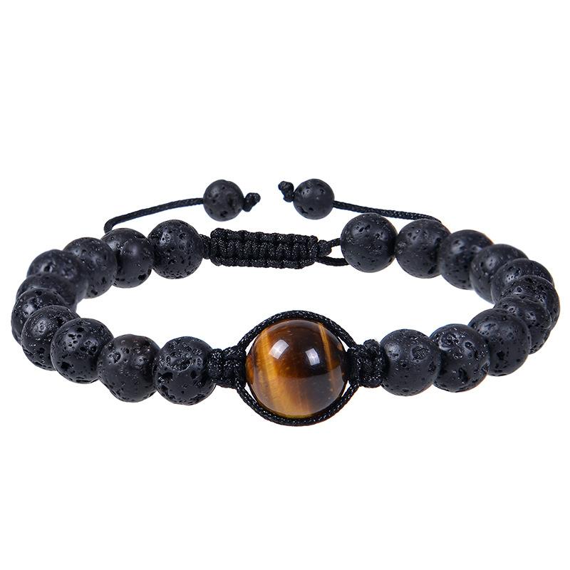 

JYL TS Bracelet Mother-Daughter 2-Piece Gift Style Strengthens Family Bond tiger eye море синього кольору