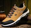 Autumn and Winter Models, Men's Waterproof Hiking Shoes, Outdoor PU Leather Sports Shoes, Wear-Resistant,  Walking, Tactical