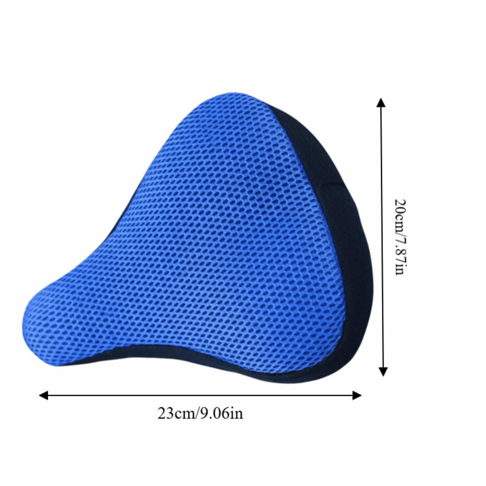 4PCS 3D Fabric Bike Seat Cover Breathable Mesh Cycling Seat Cushion Cover  Riding Equipment