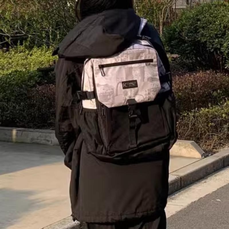 New Anta Fabric Backpack Regular Unisex White Black 992451156R-2