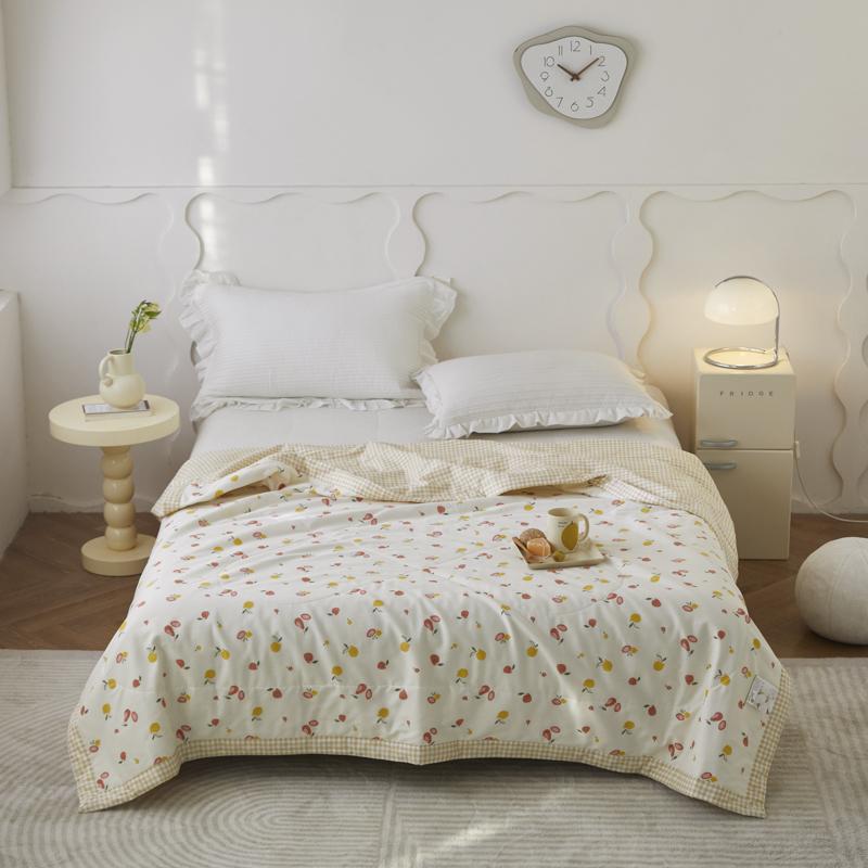 

Lion Crocodile Summer Quilt 100% Cotton Kawaii Cartoon Animal Pattern Skin-friendly Air Conditioner Quilted Quilt for Boys Girls 150x200cm Single 1Pc