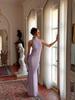 Hot-Selling Floral Halter Backless Sleeveless Gown: Sexy, Slimming, Elastic Evening Dress