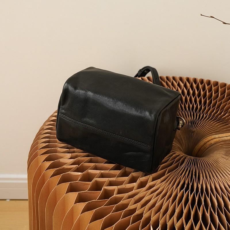 Johnature Pillow Bag Casual Genuine Leather Women's Handbag Versatile Solid Color Soft Cowhide Shoulder Crossbody Bags