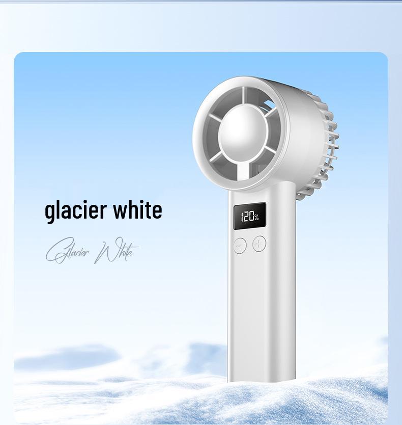 Portable Mini Fan: Rechargeable Handheld & Desktop Fan for Students and Dorms USB Cable