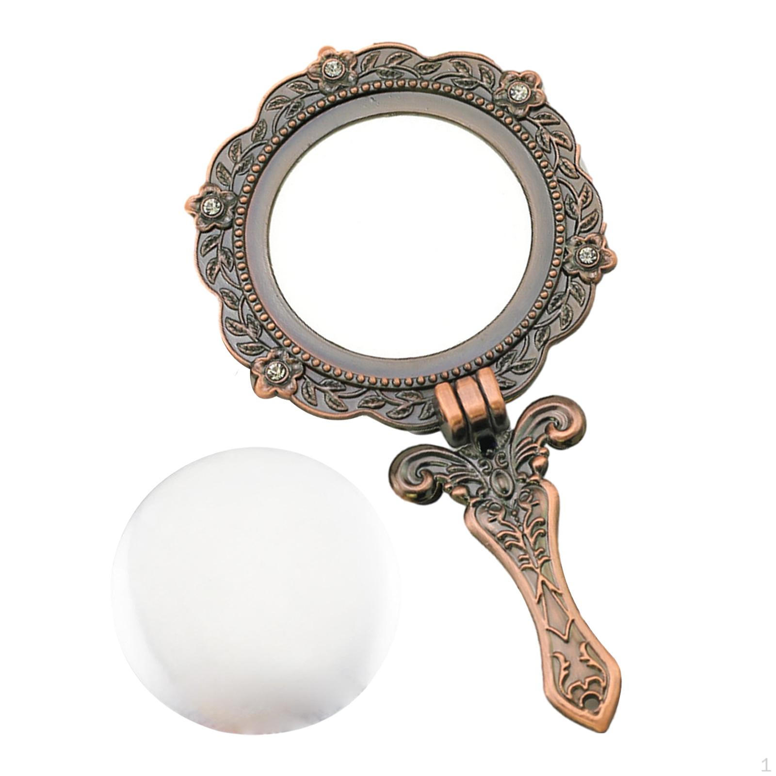 

Компактное ручное зеркало для красоты и ухода за собой Red Copper