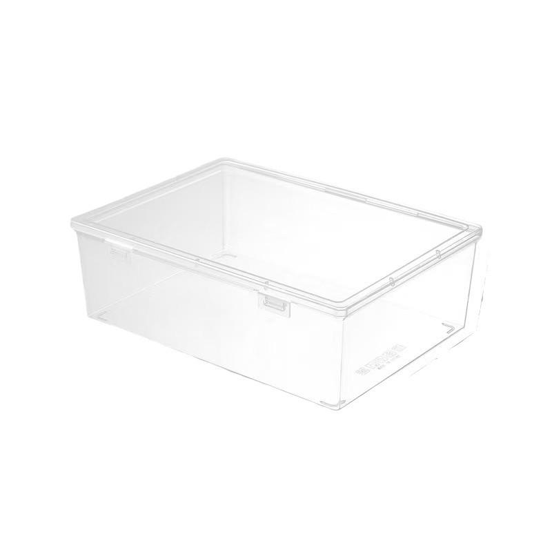 Large Capacity Transparent A4 Document Storage Box for Home Office