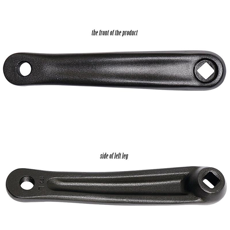 Professional Light & Right 170mm Bike Crank Arm Aluminum Alloy Single Speed Crankset for Bicycle Mountain Road Bikes