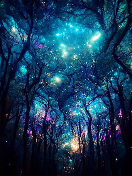 Diamond Painting New Collection Fantasy Waterfall Full Square/round Embroidery Mosaic Colorful Tree Landscape Home Decor