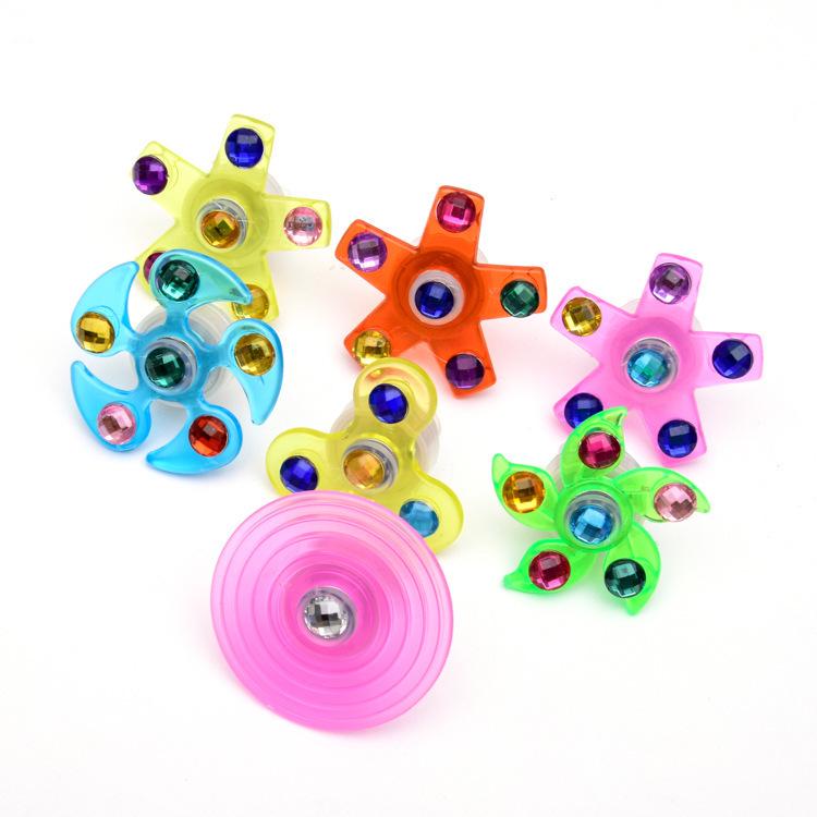 Flashing Glowing Spinning Top Watch with Ring & Bracelet for Kids