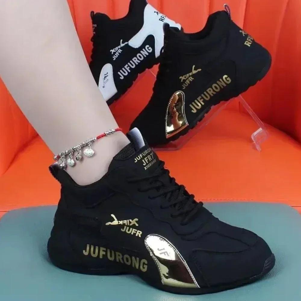 Fashion Summer New Breathable Ladies Lace Up Sports Platform Sneakers Women Walking Designer Shoes Zapatos De Mujer