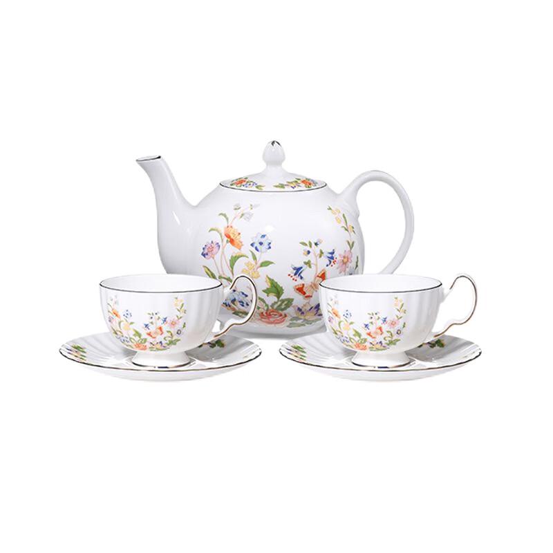 AYNSLEY Cottage Garden 5-Piece Afternoon Tea Set