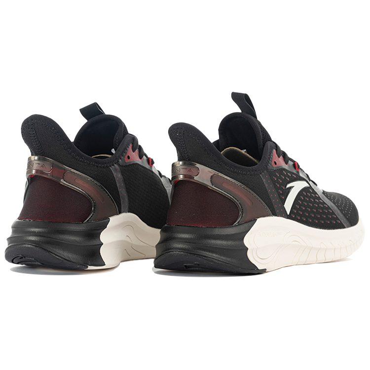 Anta Mesh Breathable Abrasion Resistant Breathable And Wear resistant Low top Running Shoes Men's Black 112115557-2