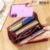 New women's long wallet fashionable crocodile pattern classic mobile phone bag patent leather simple clutch bag large capacity