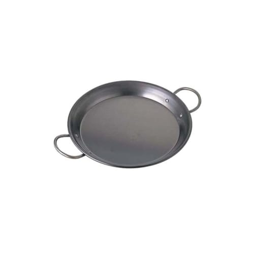 Akagawa Ukibutsu Seisakusho AG Iron Black Leather Paella Pan (Two-Handled) 30cm 913030