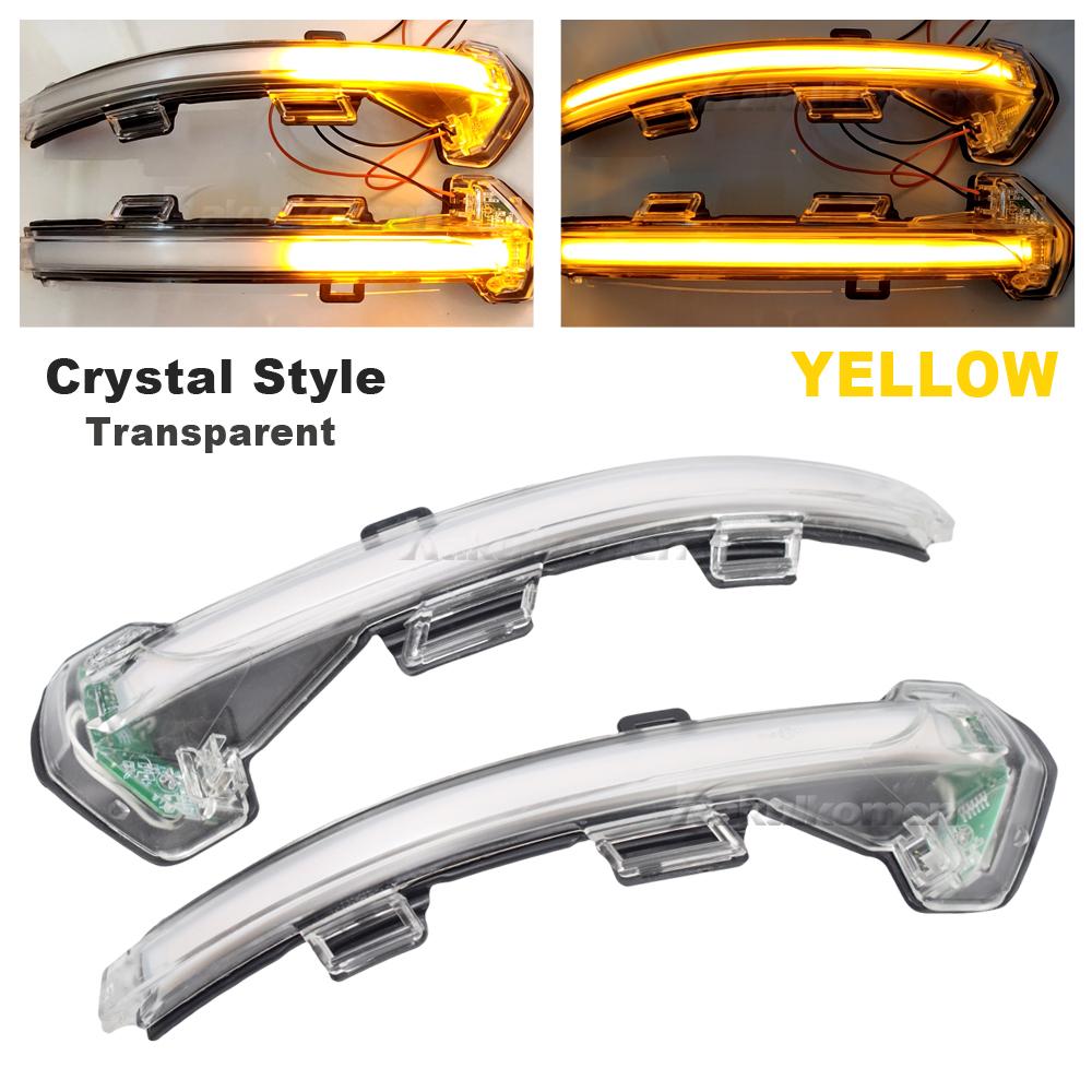 Dynamic Blinker LED Turn Signal For VW Passat B8 Variant Arteon Light Mirror Blue/Yellow/White 2015 2016 2017 2018