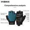 INBIKE Fahrradhandschuhe Sommer MTB Fahrradhandschuhe für Herren Gelgepolsterte Halbfinger Rennradhandschuhe Zubehör