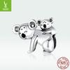 Koala S925 Sterling Silver Bracelet Beaded, With Love Animal Diy Oil Dripping Jewelry Accessories Bsc260