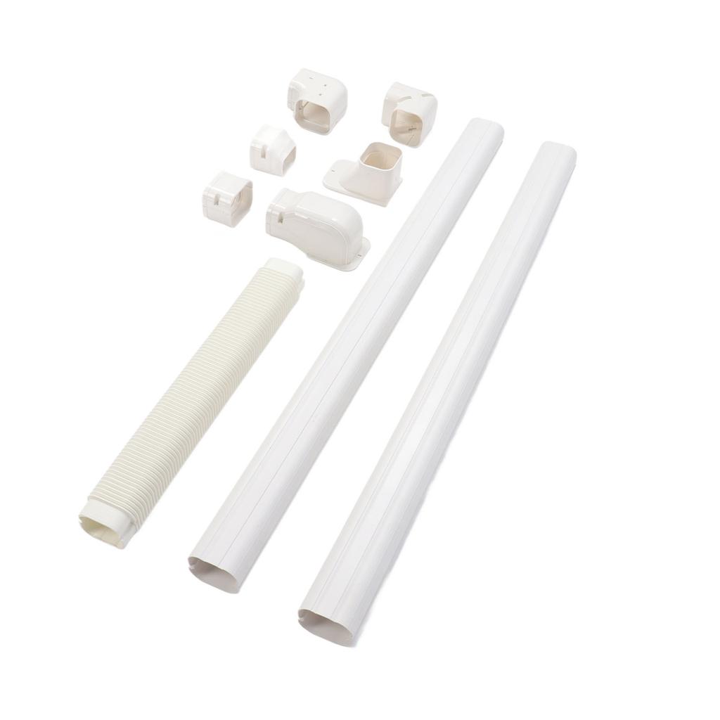 Dekoratives PVC-Leitungsset für Klimaanlagen, Abdeckungsset für Mini-Split-Zentralklimaanlagen, Wärmepumpenschläuche