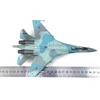 Avião em Escala 1/100 SU35 Super Posição Lateral SU-35 Caça Modelo de Liga Caça a Jato Modelo de Avião Modelos de Aviões em Miniatura