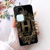 Für Vivo S18Pro V2344A Hülle Für Vivo S18 Pro Abdeckung Transparent Luxus Krone A-Z Buchstaben 2D Flaches Muster Weiches Gehäuse