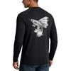 Men's UPF50+ Sun Protection Shirt Long Sleeve Lightweight Stretch Outdoor Fishing Sports Top Quick Dry Breathable Fabric