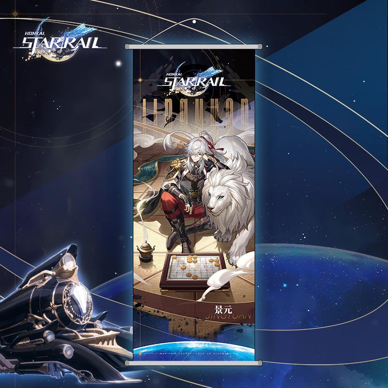 

Хонкай Звезда Рельс Картина Коллекция Плакат Настенный Аниме Арт Декор Комнаты 25x70cm