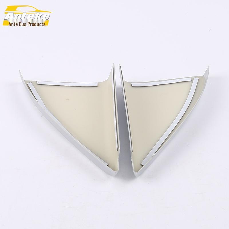 Komic Car Interior Triangle Trim Sticker for 18 Models - Electroplated Finish
