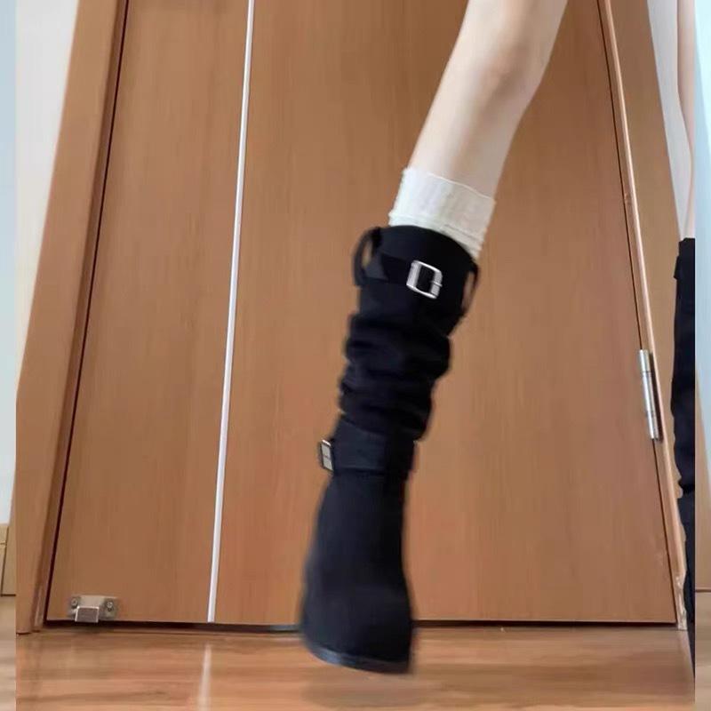 

2025 новая осенняя тонкая с юбкой обувь женские ботинки на платформе коричневые ботинки на высоком каблуке ботинки Майяр 40 чёрный