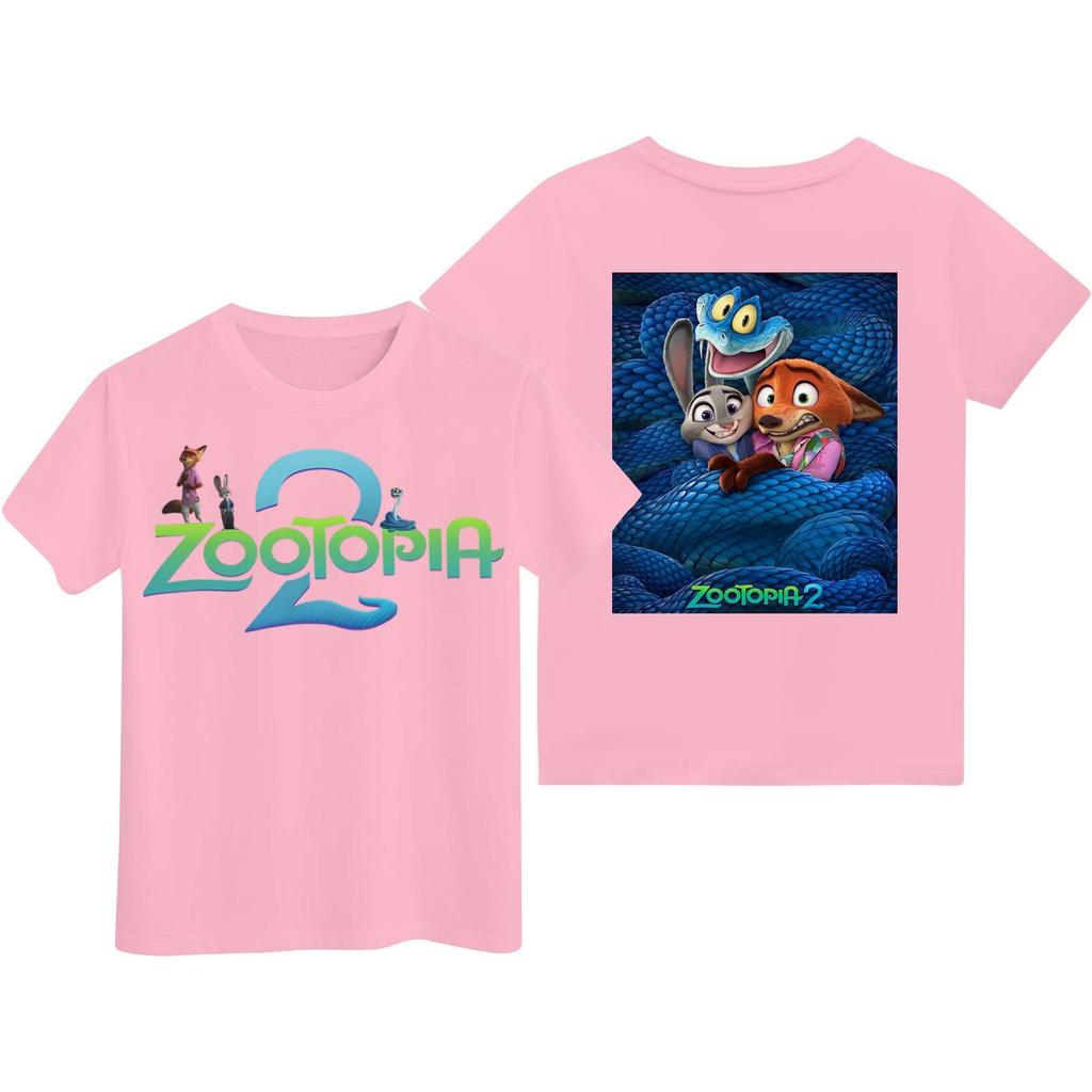 Children's Casual Fashion Cartoon Print Short-sleeved T-shirt Top